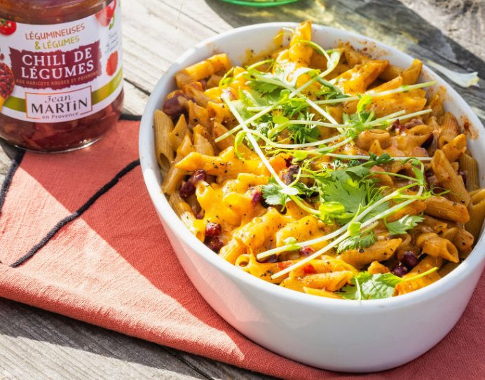 Recette de gratin de pâtes à la mexicaine