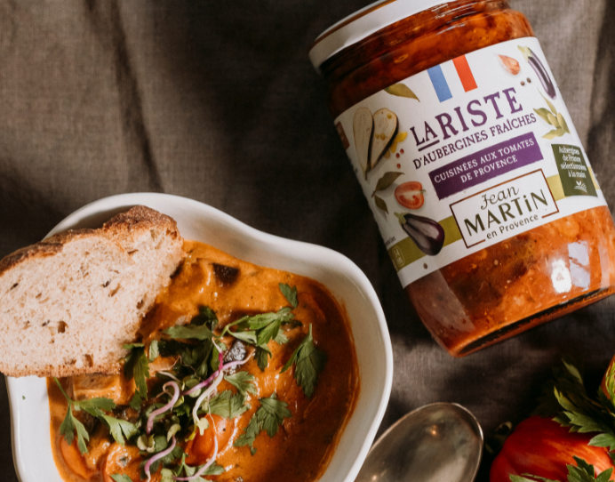 Recette de crémeux d'aubergine et tomates