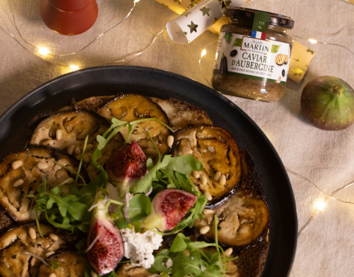 Recette de tarte tatin gourmande à l'Aubergine et à la ricotta