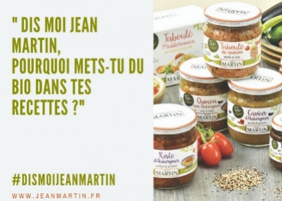 Dis-moi Jean Martin, pourquoi mets-tu du bio dans tes recettes ?